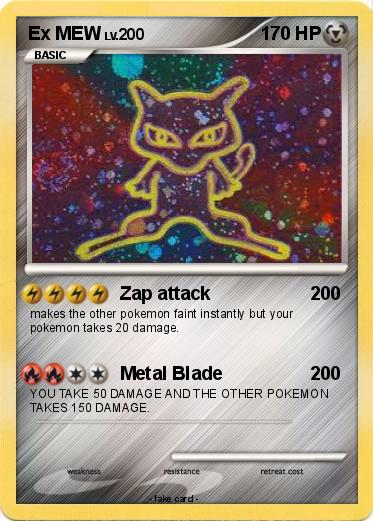 Pokemon Ex MEW
