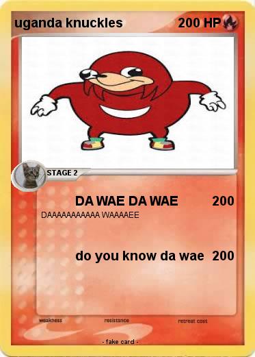 Pokemon uganda knuckles