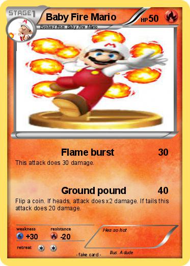 Pokemon Baby Fire Mario