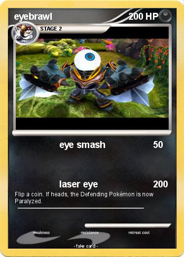 Pokemon eyebrawl