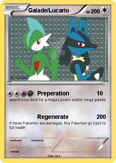 Pokemon Galade/Lucario