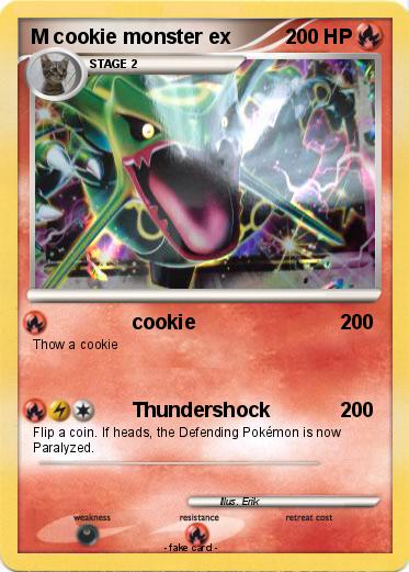 Pokemon M cookie monster ex