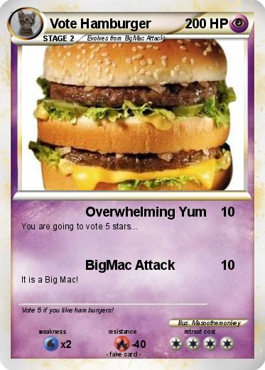 Pokemon Vote Hamburger