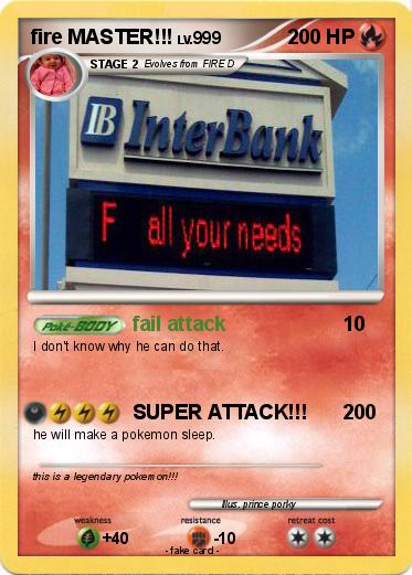 Pokemon fire MASTER!!!