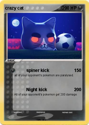 Pokemon crazy cat