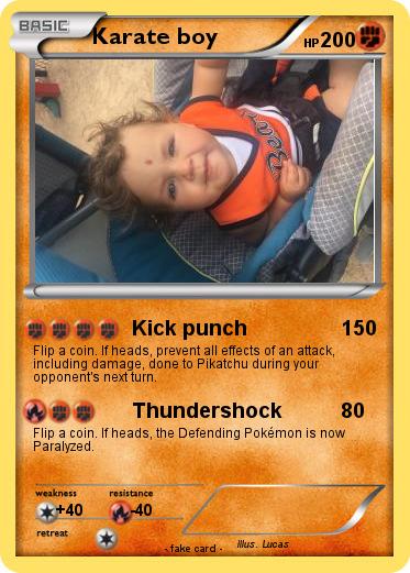 Pokemon Karate boy