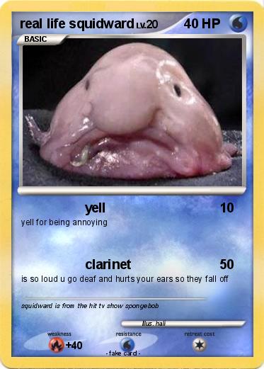 Pokemon real life squidward