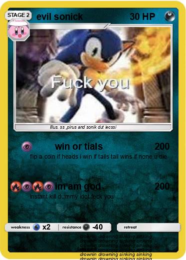 Pokemon evil sonick