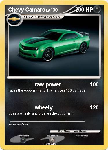 Pokemon Chevy Camaro