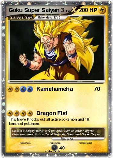 Pokemon Goku Super Saiyan 3
