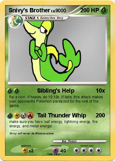 Pokemon Snivy's Brother