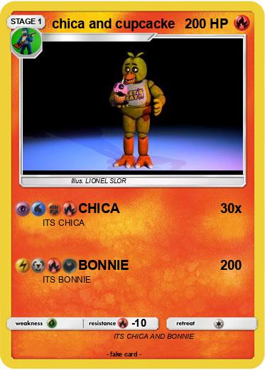 Pokemon chica and cupcacke