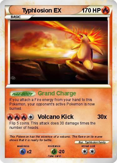 Pokemon Typhlosion EX