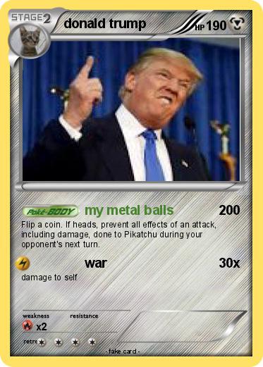 Pokemon donald trump