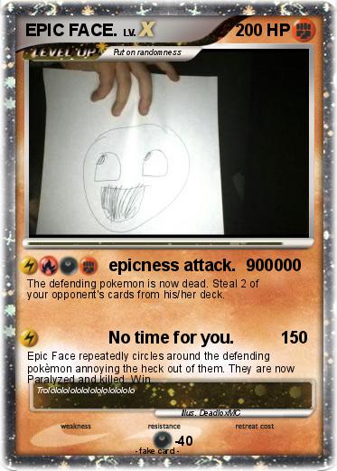 Pokemon EPIC FACE.