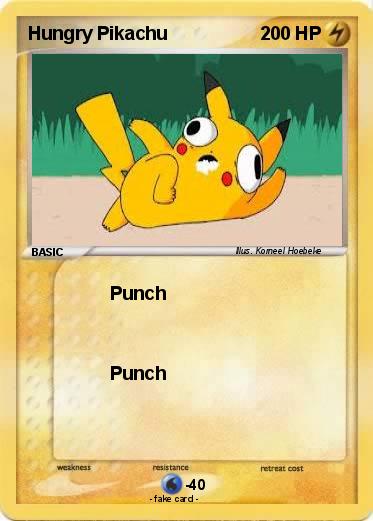 Pokemon Hungry Pikachu