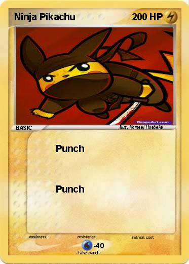 Pokemon Ninja Pikachu
