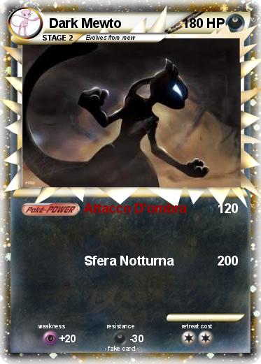 Pokemon Dark Mewto