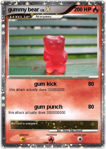 Pokemon gummy bear