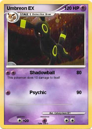 Pokemon Umbreon EX