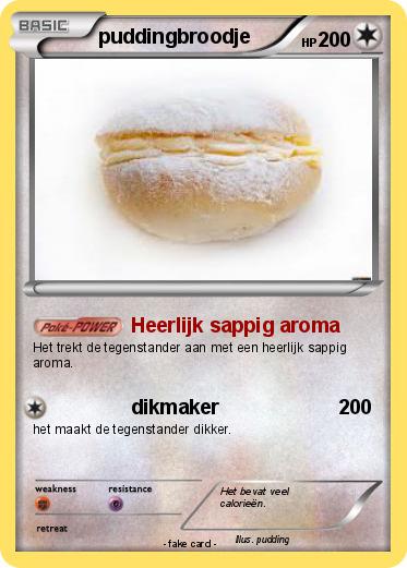 Pokemon puddingbroodje