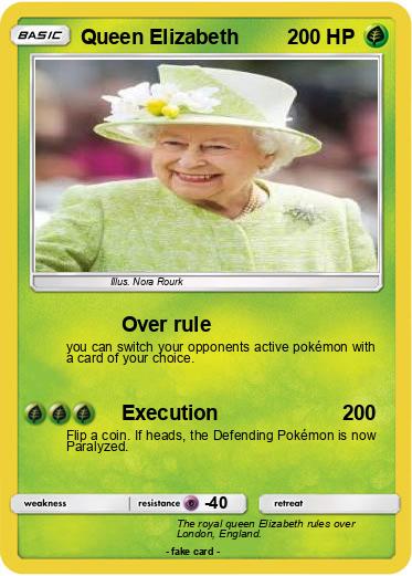 Pokemon Queen Elizabeth