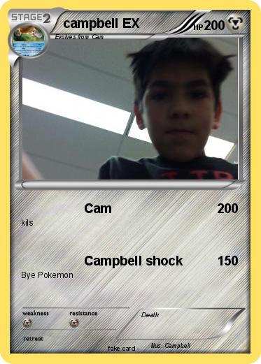 Pokemon campbell EX