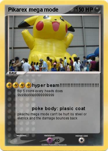 Pokemon Pikarex mega mode