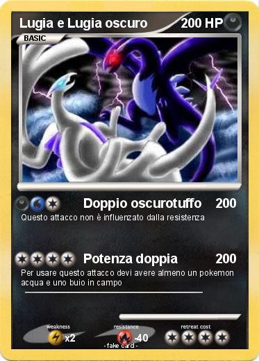 Pokemon Lugia e Lugia oscuro