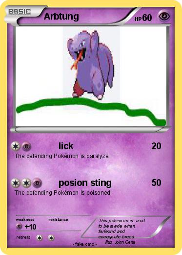 Pokemon Arbtung