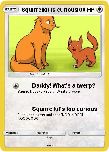 Pokemon Squirrelkit is curious