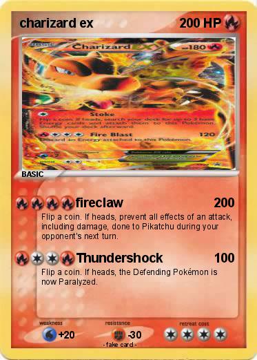 Pokemon charizard ex