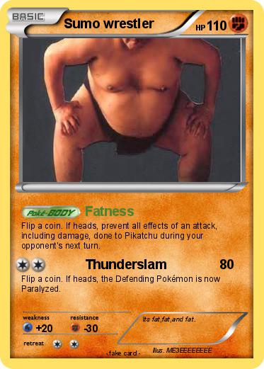 Pokemon Sumo wrestler