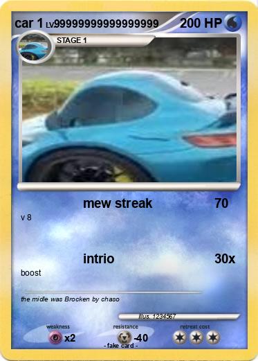 Pokemon car 1