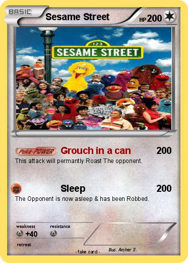 Pokemon Sesame Street