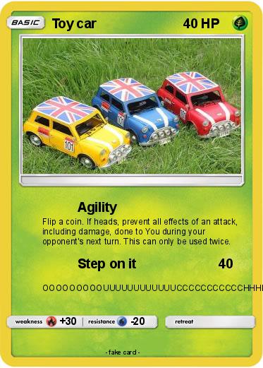 Pokemon Toy car