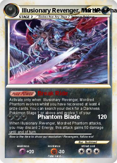 Pokemon Illusionary Revenger, Mordred Phantom