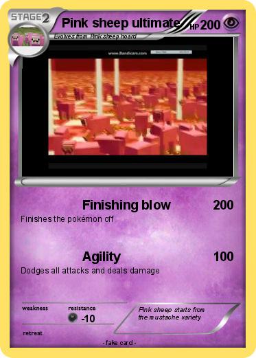 Pokemon Pink sheep ultimate