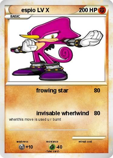 Pokemon espio LV X