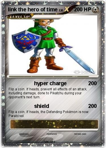 Pokemon link the hero of time