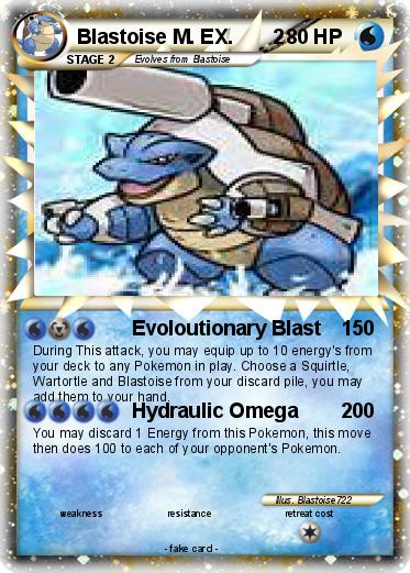 Pokemon Blastoise M. EX.       2