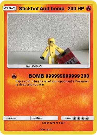 Pokemon Stickbot And bomb