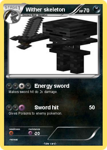 Pokemon Wither skeleton