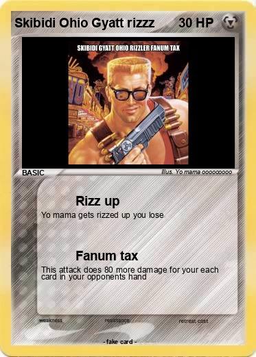 Pokemon Skibidi Ohio Gyatt rizzz