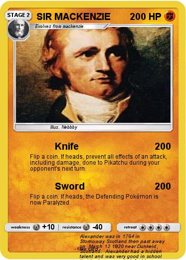 Pokemon SIR MACKENZIE