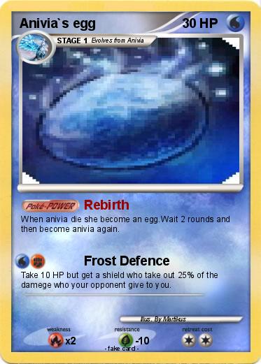 Pokemon Anivia`s egg