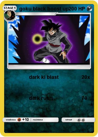 Pokemon goku black boost up