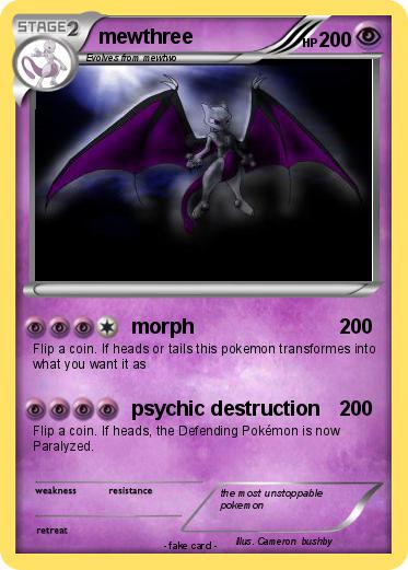 Pokemon mewthree