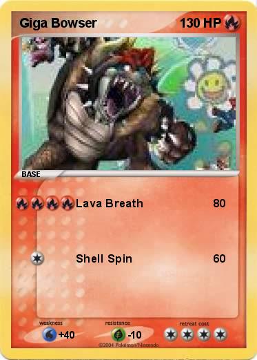 Pokemon Giga Bowser