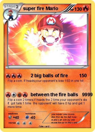 Pokemon super fire Mario